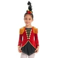 thumbnail image 3 of inlzdz Grils Halloween Party Clubwear Long Sleeves Tassels Jumpsuit Performance Fancy Dress Ups Red 16, 3 of 7