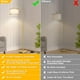 thumbnail image 3 of Lámpara LED de pie Lamp Boncoo con pantalla de tambor ajustable, 3 of 7