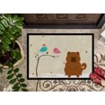 thumbnail image 3 of Christmas Presents between Friends Chow Chow Red Door Mat, 3 of 4