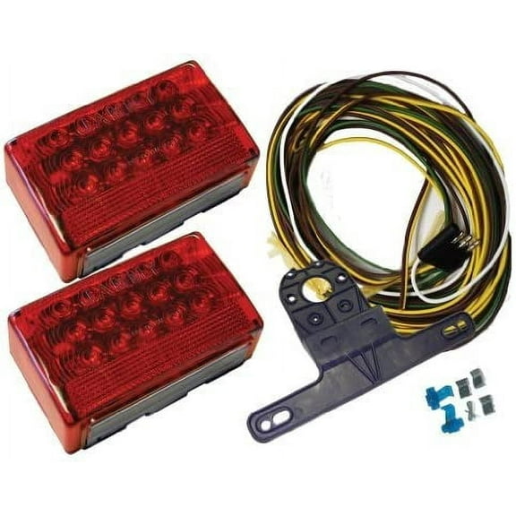 JAMMY LED ShoreLand'r Style Boat Trailer Light Kit for Over 80" Trailers