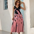 thumbnail image 6 of POETIC FLAMINGO DANCE Sleeveless Dress dresses for woman summer dress Aesthetic clothing, 6 of 6