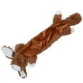 thumbnail image 4 of Plush Super Soft Unstuffed Rabbit Dog Toy With Squeak 8x10x58cm, 4 of 4