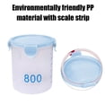 thumbnail image 4 of Plastic Food Storage Jar with Graduated Round Sealing Lid | Transparent Airtight Canister for Grains Snacks and Baking Ingredients | Kitchen Pantry Container for Cereal Coffee Tea and Dry Goods, 4 of 6