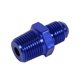 thumbnail image 4 of Adaptador de montaje de aceite combustible recto AN6 de aluminio macho a 3/8 "NPT azul, 4 of 8