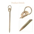 thumbnail image 3 of WEUVEB Dog Run Stake Golden Iron for Camping 1Set, 3 of 7