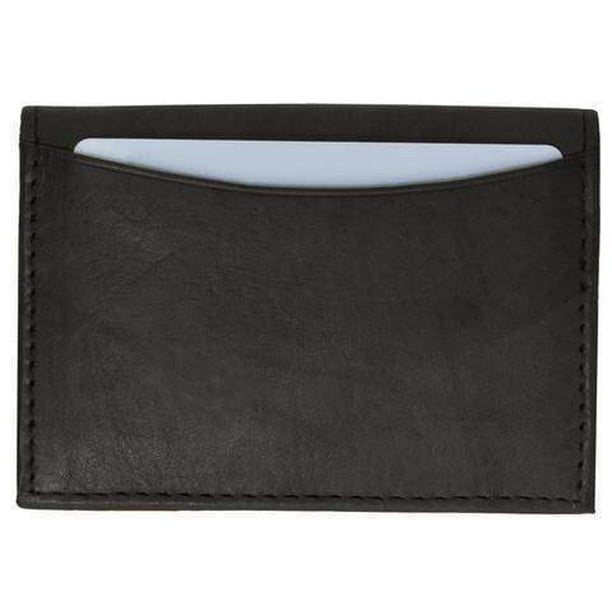 Marshal Wallet Men's premium genuine leather expandable credit card