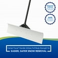 thumbnail image 2 of Suncast 36" Ultra High Molecular (UHMW) Nonstick Snow Pusher with Wide Blade, Black/White, 2 of 6