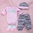 thumbnail image 4 of Ropa de Muñeca, Ropa de Muñeca Simulacia de Colores Brillantes, por 0-3 Meses Bebé 50-55cm Muñeca Recién Nacida, 4 of 7
