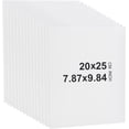 thumbnail image 1 of DIY 20 hojas de tapetes blancos para enmarcar, tableros de respaldo de 8 x 10 pulgadas, tableros de respaldo sin ácido para fotos de 10 pulgadas, marcos de cuadros artísticos, bricolaje, 1 of 6