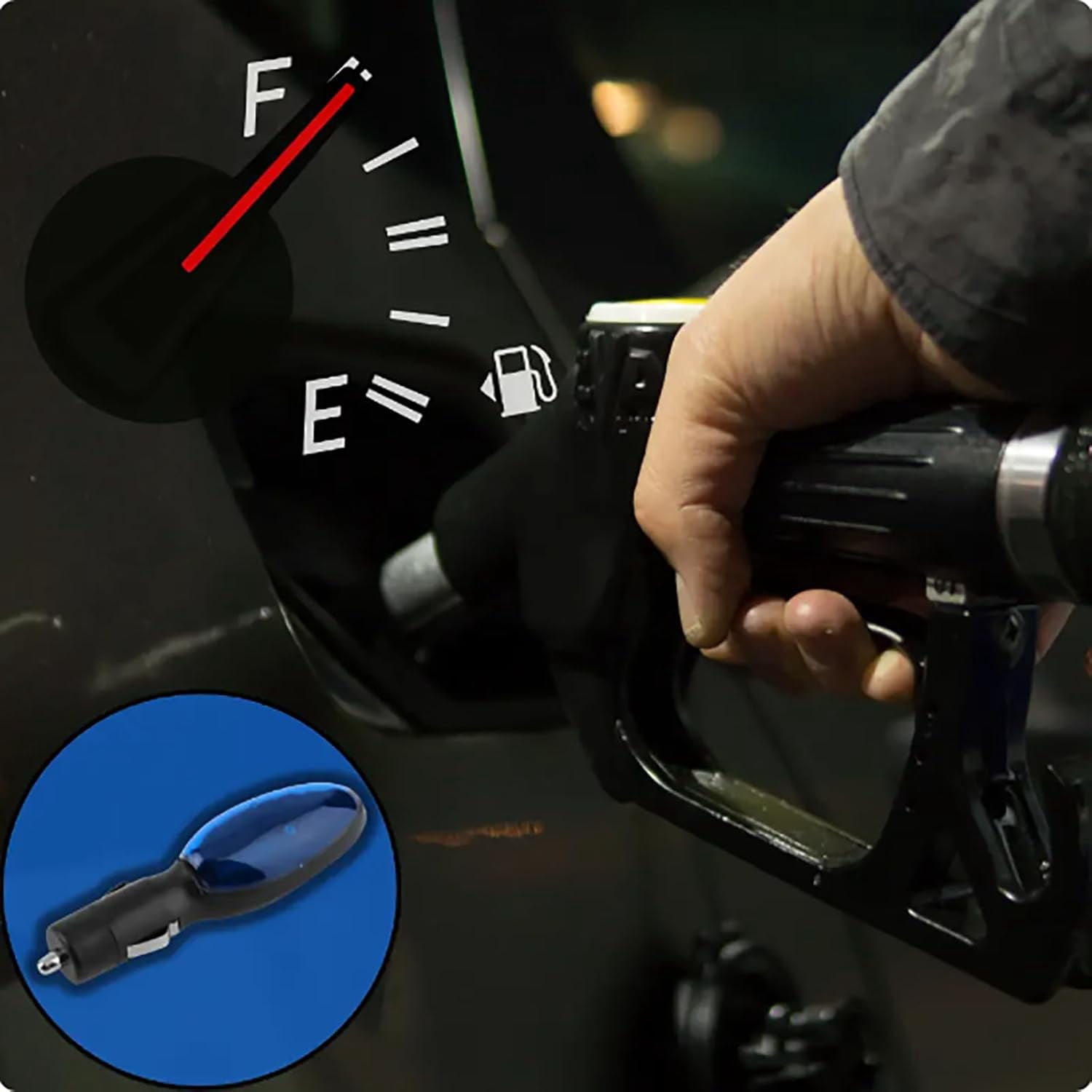 Fuelsync Gas Saver, Fuel Sync – Drive Farther, Save More Fuel Instantly, Automotive Spill Saver for Filling Gasoline Lubricants Water Diesel