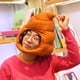 thumbnail image 5 of Yuarrent Hilarante sombrero para caca, novedad, gorro de felpa falso para excrementos, tocado completo, accesorios para fotografía de fiesta Kits de decoración para fiestas, 5 of 6
