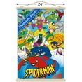 thumbnail image 3 of Marvel Comics - Spider-Man - 90s Animated Wall Poster with Wooden Magnetic Frame, 22.375" x 34", 3 of 5