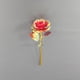 thumbnail image 1 of Simulación de rosa de papel dorado Regalo para el día de la madre, día del maestro, regalo exquisito de Navidad, 1 of 5