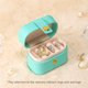 thumbnail image 4 of Mini Joyero Caja Organizadora Cuero para Pendientes Y Anillos (azul), 4 of 7