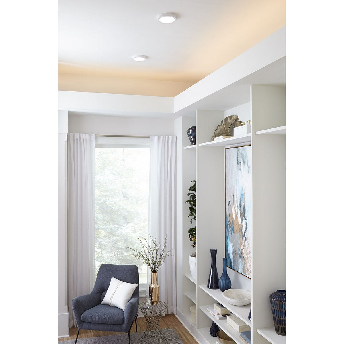 Everlume Collection 7" Edgelit LED Surface Mount