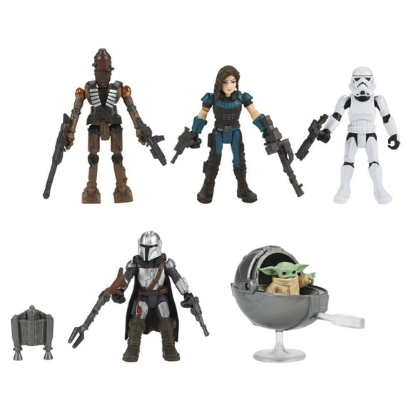 Star Wars: Mission Fleet Defend Kids Toy Action Figure Set for Boys and Girls, 6 Pieces