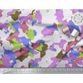 thumbnail image 3 of Soimoi Moss Georgette Fabric Multicolor Camouflage Print Fabric by Yard 42 Inch Wide, 3 of 3
