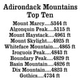 thumbnail image 3 of CafePress - ADK Top Ten Long Sleeve T Shirt - Unisex Cotton Long Sleeve T-Shirt, 3 of 4