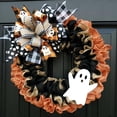 thumbnail image 2 of Guirnaldas de Halloween con Fantasmas para Decorar la Puerta Principal. Suministros para Fiestas de Halloween. Guirnaldas de Halloween con Fantasmas., 2 of 5