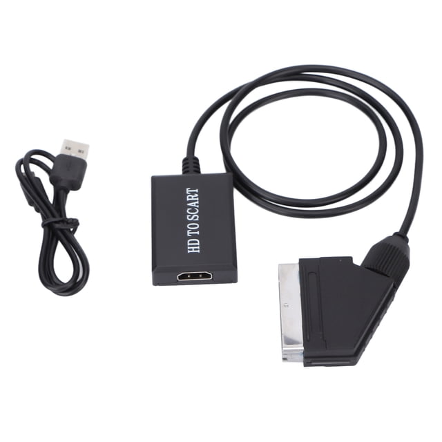 Convertidor de interfaz multimedia de alta definición a SCART Adaptador de vídeo de interfaz multimedia de alta definición