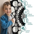 thumbnail image 3 of Blackout Kids Curtains,Black White Tie Dye Mandala Pattern Childrens Insulated Curtains Set Of 2,Bedroom Essentials,Toddler Room Decor 42"x54", 3 of 5