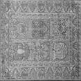 thumbnail image 1 of Ahgly Company Indoor Square Persian Gray Traditional Area Rugs, 8' Square, 1 of 1