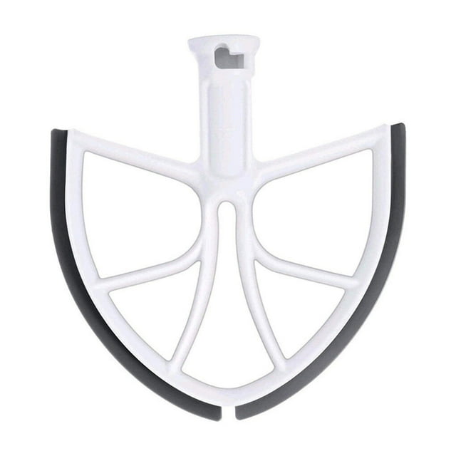 Edge Beater Paddle With Flexible Silicone Edge Coated Metal Mixing Attachment Stand Mixer Flat Baking Tool Home Kitchen Machine Parts