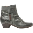 thumbnail image 2 of Women's Rockport Cobb Hill Laurel Slouch Ankle Bootie Grey Full Grain Leather 11 M, 2 of 5