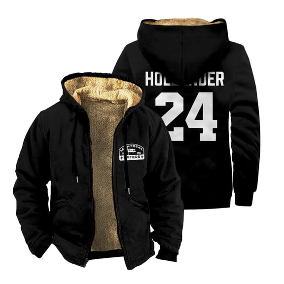 Heated Rivalry Shane Hollander 24 Zip Up Jacket Long Sleeve Winter Parka Women Men Casual Fashion Coat