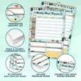 thumbnail image 3 of Weekly Meal Planner Notebook With Tearable Grocery Lists Strong Spirals Binding, 3 of 10