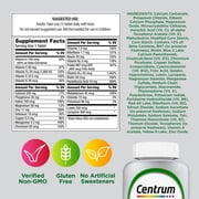 Centrum Silver Adults 50 Plus Multivitamin With Vitamin B & D3 , 220 Count