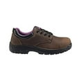 thumbnail image 2 of FSI FOOTWEAR SPECIALTIES INTERNATIONAL NAUTILUS Avenger Women's Foreman Oxford Composite Toe Waterproof Work Shoes Brown, 2 of 4