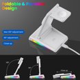 thumbnail image 5 of 15W Fast Wireless Charger Stand for iPhone,HopePow 5 in 1 Charging Station for Apple Multiple Devices with Alarm Clock Portable Charging Dock for iPhone 15 14 13 Pro Apple,Watch,Airpods, 5 of 9