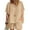 Khaki, variant on tasrioml Women's Cotton Linen 2-Piece Outfit Short Sleeve Crewneck Pullover Top And Shorts Set with Pockets Summer Casual Loungewear Tracksuit