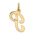 thumbnail image 3 of Diamond2Deal 14K Yellow Gold Y Letter P Initial Charm Pendant for Women, 3 of 6