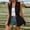 Black, variant on Women's Business V-neck Jacket Baeitkot Women's Solid Color Business Casual Long Style Waist Cinched Sleeveless V-neck Suit Jacket Coffee XXL