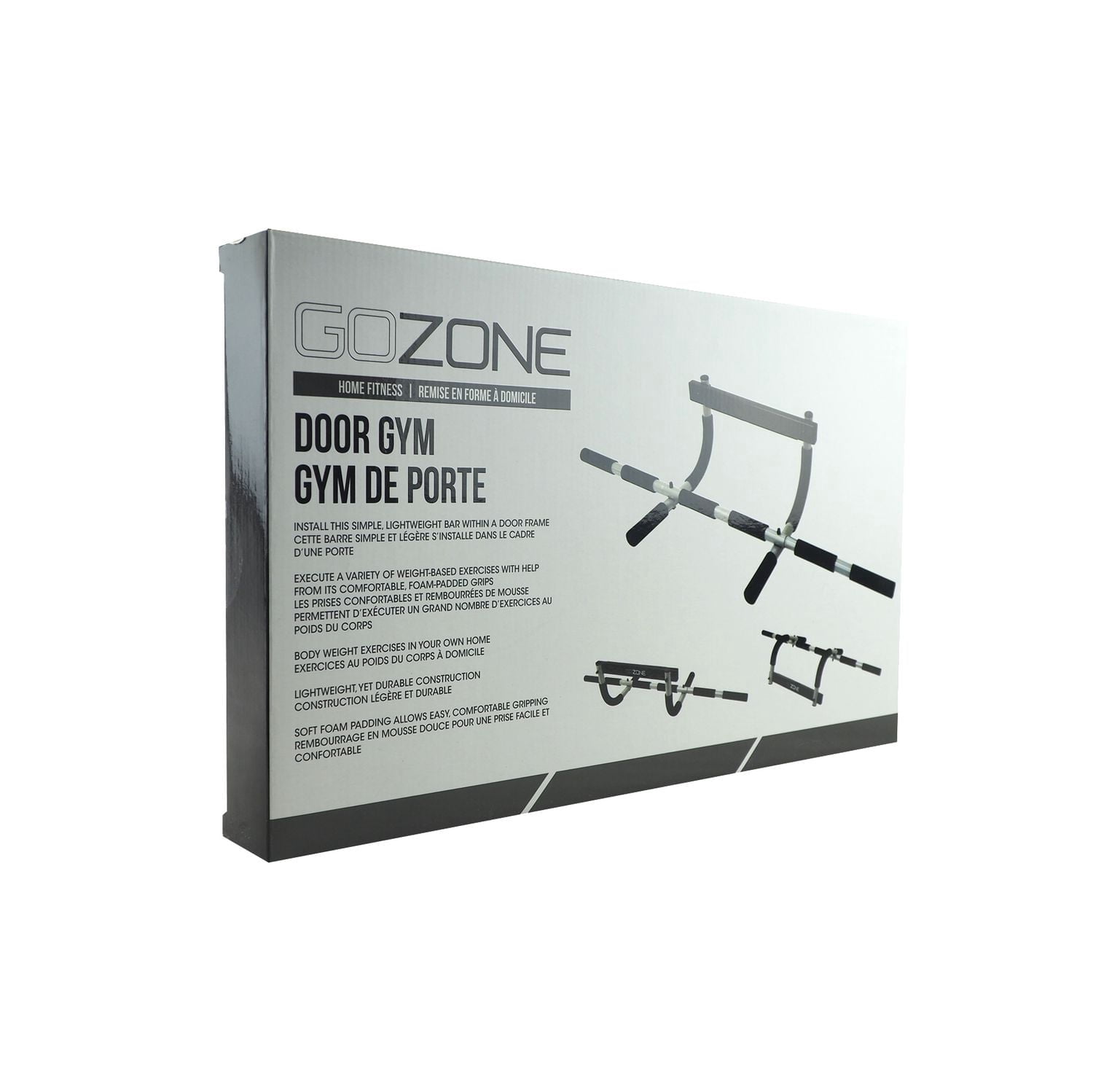GoZone Door Gym – Black/Silver