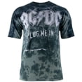 thumbnail image 1 of AC/DC Men's Plug Me In Tie-Dye Short Sleeve T Shirt, 1 of 2