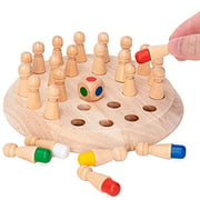 Toys for Boys Kids Age 4-12, Board Games for 5 6 7 8 9 Year Old Boys Girls Kids Birthday Gifts Learning Eudcational Toy for 6-10 Year Olds Teen Girl Boy Wooden Memory Chess Game Toys for C