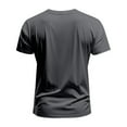 thumbnail image 4 of Vetsdori Workout T-Shirts for Men Breathable Short Sleeve Pullover Fashion Stylish V-Neck Athletic Mens Shirts Dark Gray, 4 of 7