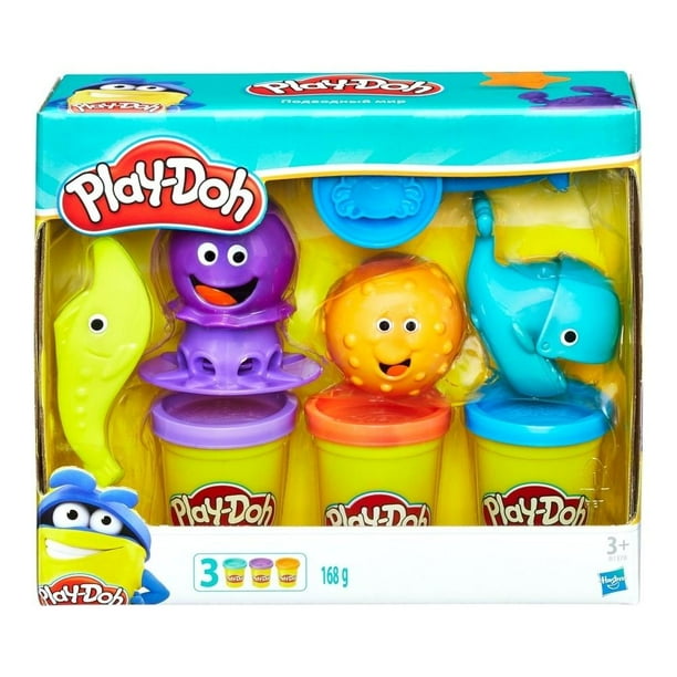 Masa moldeable Hasbro Play-Doh figuras acuáticas, para niños y