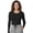 Black, variant on Womens Under Scrub Slim Fit Long Sleeve T-Shirt Underscrub Comfort Tee, Large, Black