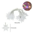 thumbnail image 4 of Cheapark 10 LED Snowflake String Lights - Battery-Operated Christmas Decor, Warm Glow for Bedroom Patio Garden Party Home Tree Indoor Outdoor, 4 of 6