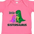 thumbnail image 4 of Inktastic Little Sistersaurus Girls Baby Bodysuit, 4 of 5