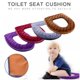thumbnail image 5 of Almohadilla para asiento de inodoro, suave, gruesa y cálida, lavable, para decoración del hogar, 5 of 7