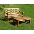 Achla Designs Hennell 4 ft. Eucalyptus Garden Bench - Walmart.com