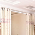 HURRISE Adjustable Spring Loaded Tension Rod Shower Extendable Curtain