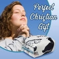 thumbnail image 3 of LHSHID Christian Gifts for Women Blanket Scripture Bible Verse Blanket Confirmation Baptism Gifts for Girl Religious Catholic Spiritual Gifts for Women 60x80in, 3 of 6
