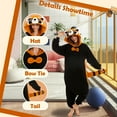 thumbnail image 3 of Red Panda Onesie Adult CANASOUR Animal Cosplay Pajamas Christmas Polyester Suit Medium, 3 of 6