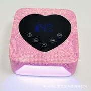 X20 Diamond-Embedded High-Power Nails Phototherapy Lamp Quick-Drying Nail Baking Gel Phototherapy Lamp 5-Speed Timing UV/LED Nail Lamp